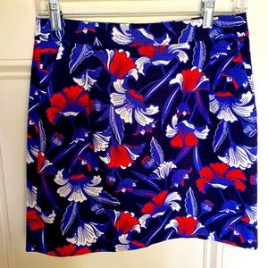 J Crew navy linen skirt NWOT size 0